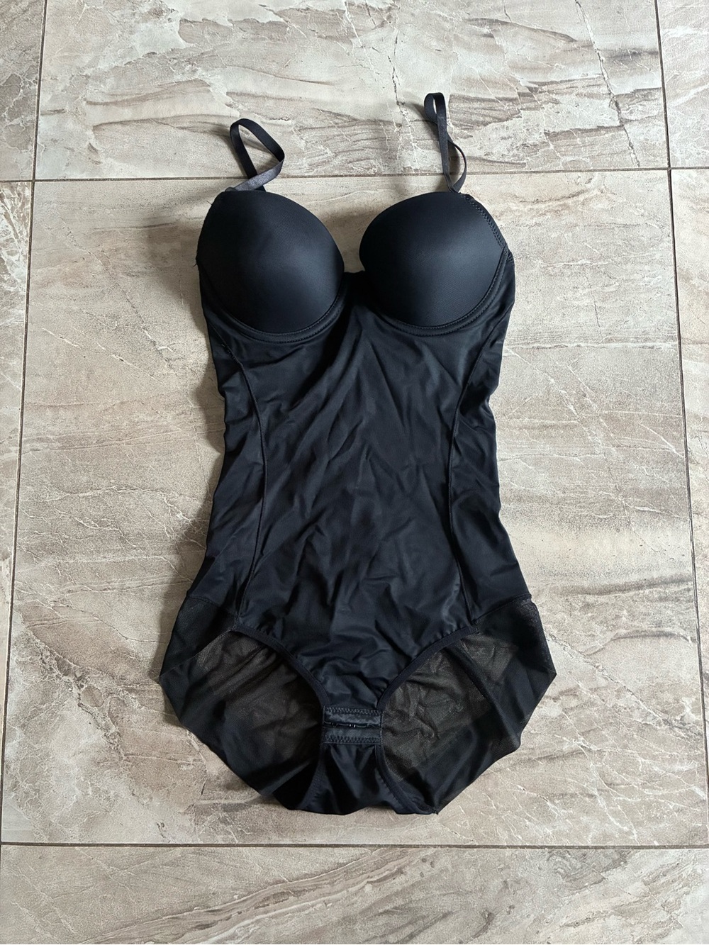 Black Shape-wear Bodysuit